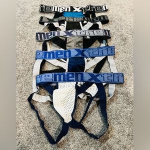 Men’s Pouch Jock Thongs, Size L, Qty 5